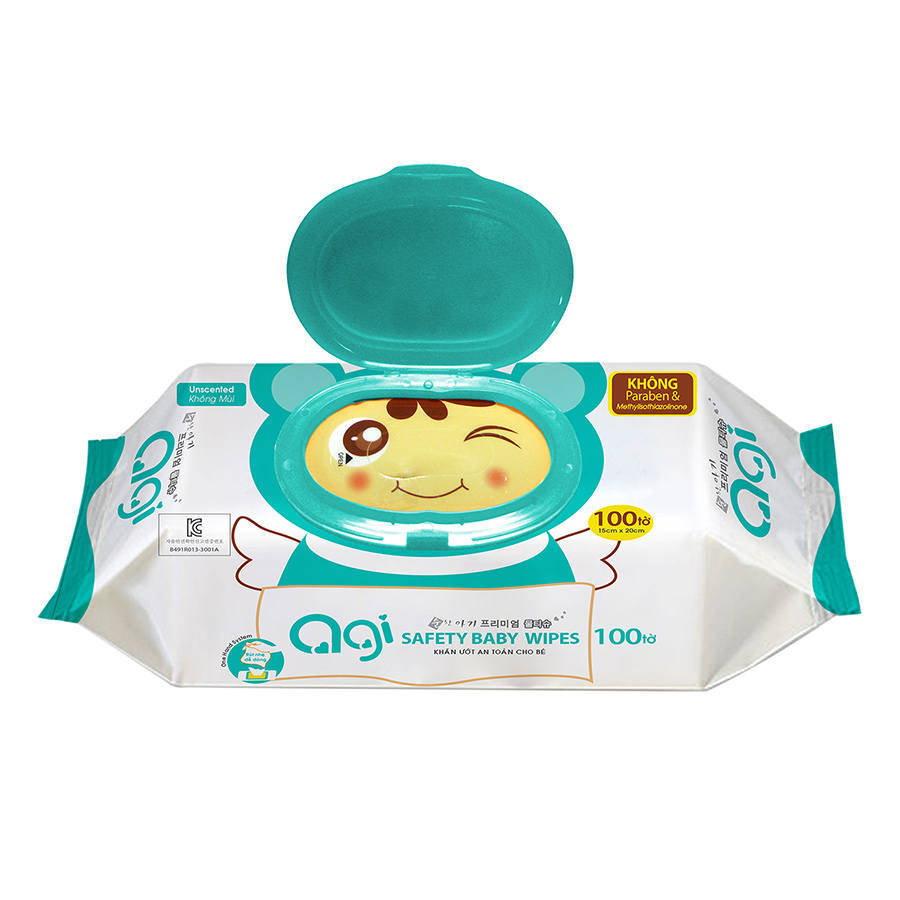 Bộ 8 Gói Khăn Ướt Không Hương Agi - Giao Mẫu Ngẫu Nhiên
