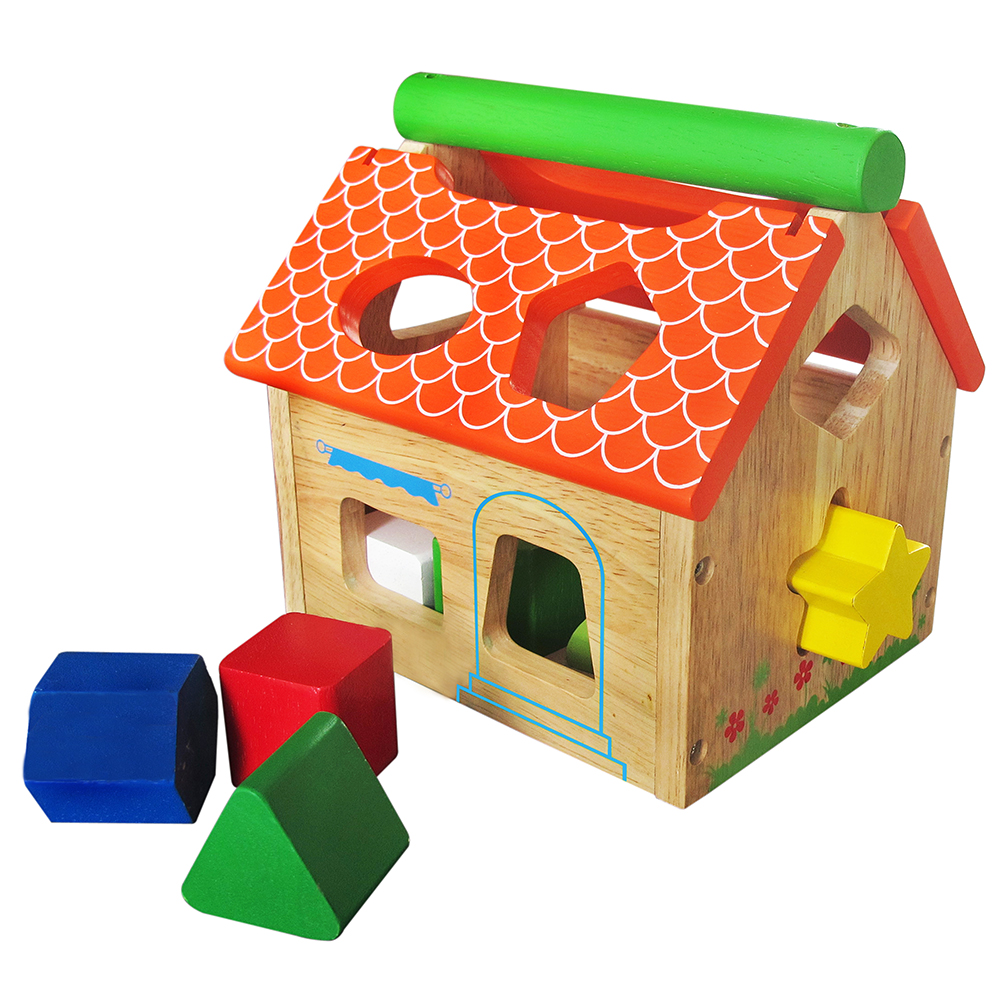 Đồ Chơi Gỗ Winwintoys - Mô Hình Nhà Thả 12 Khối 68022