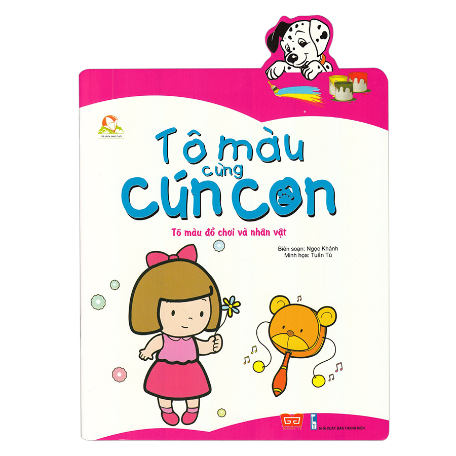 Bộ Túi Tô Màu Cùng Cún Con