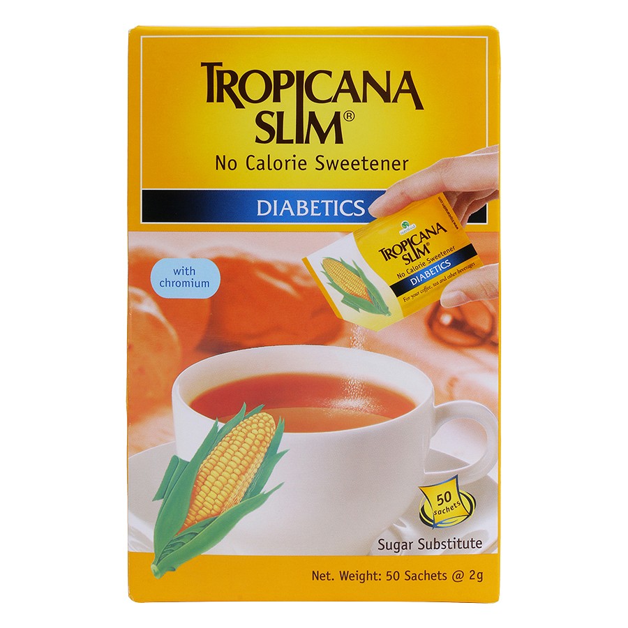 Combo 3 Hộp Cà Phê Tropicana Slim + Hộp Đường Ăn Kiêng Diabetics Tropicana Slim