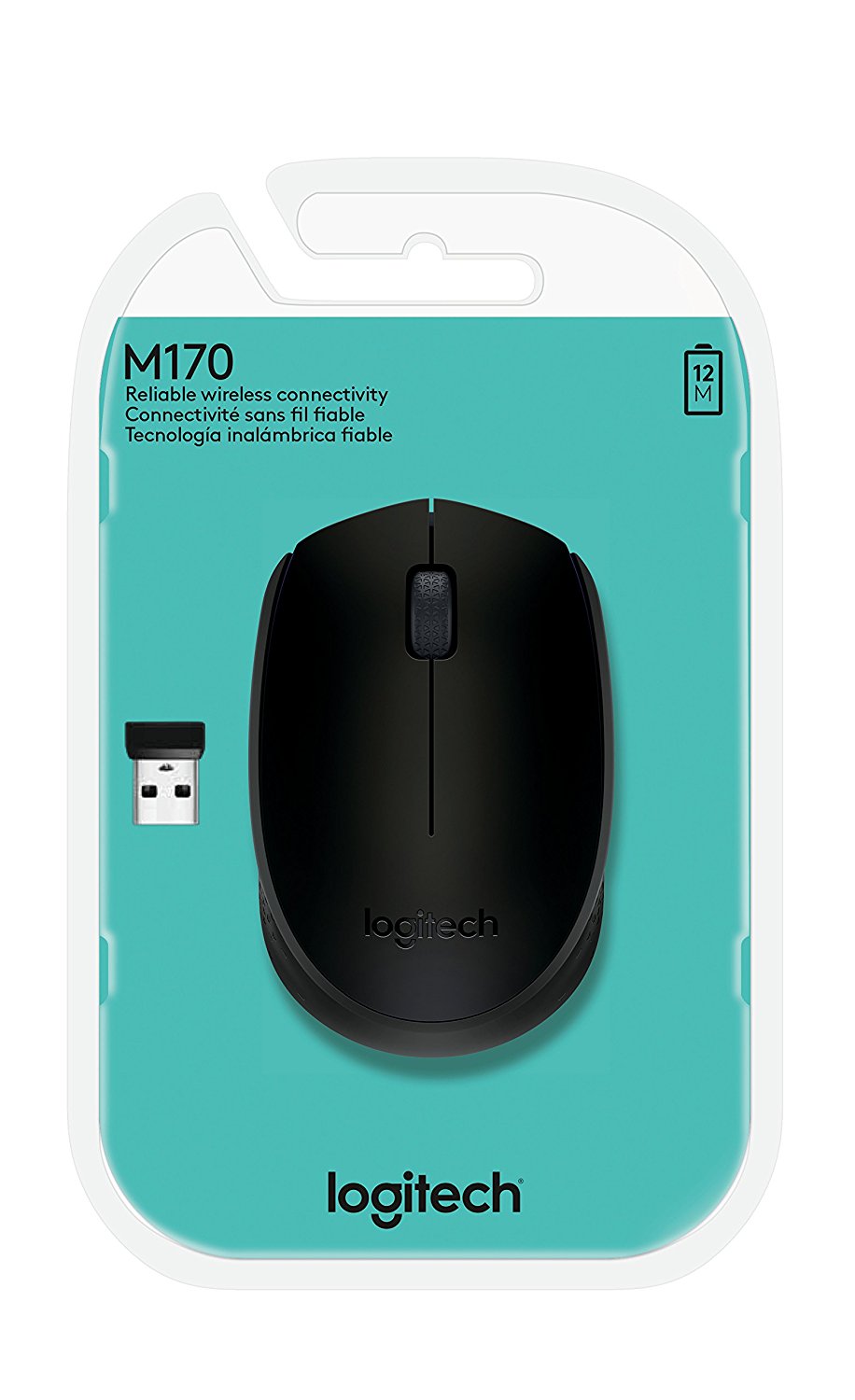 Chuột Không Dây Logitech M170 - Hàng Chính Hãng