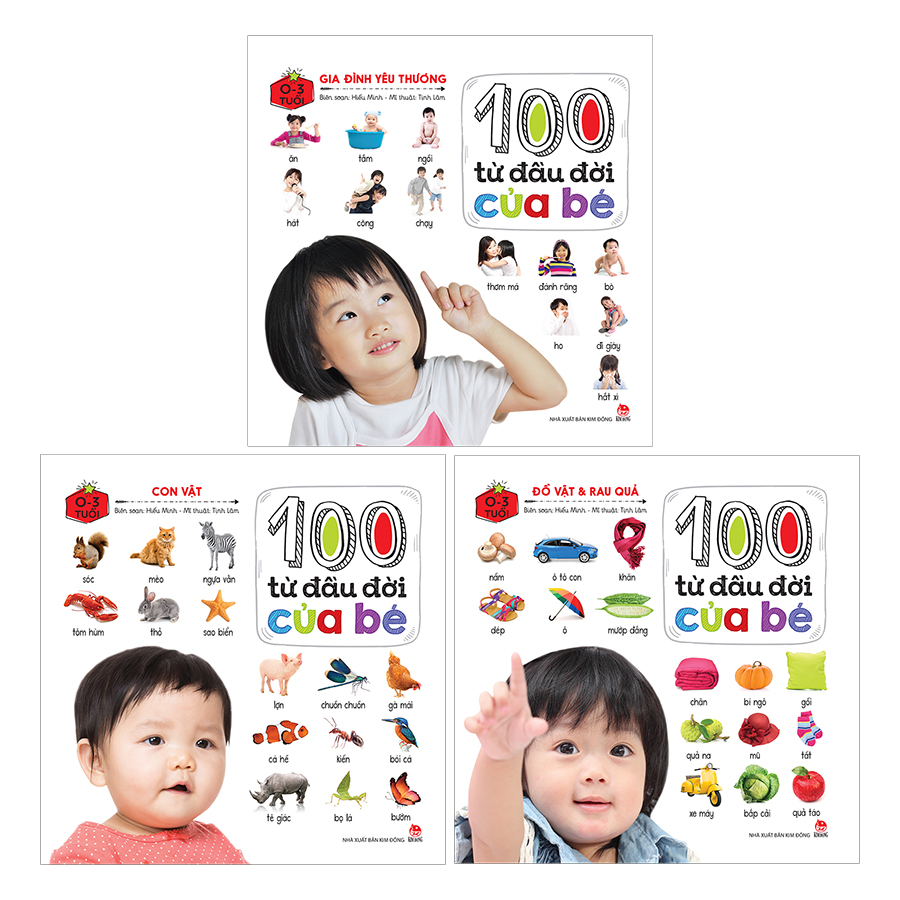 Combo 100 Từ Đầu Đời Của Bé