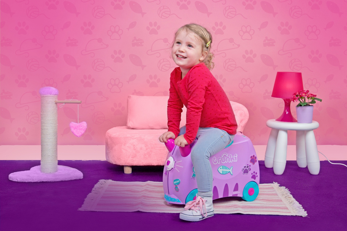 Vali Cho Bé TRUNKI - Mèo Con Cassie 0322-GB01