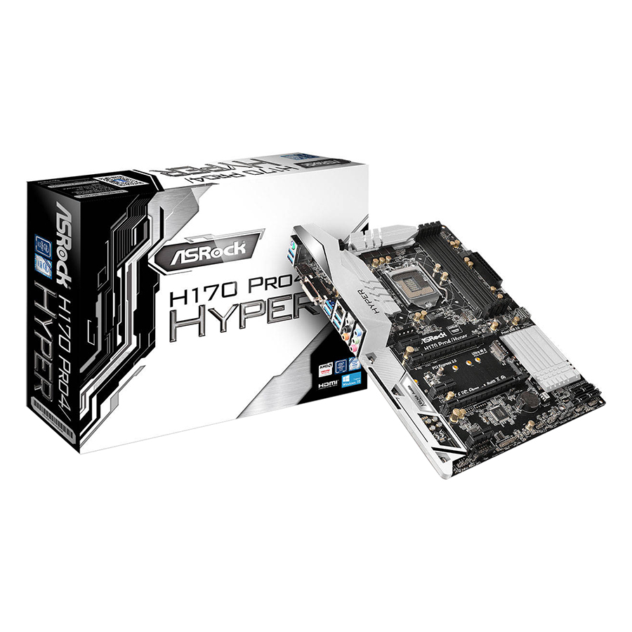 Bo Mạch Chủ Mainboard H170 Pro4/Hyper - Hàng Chính Hãng