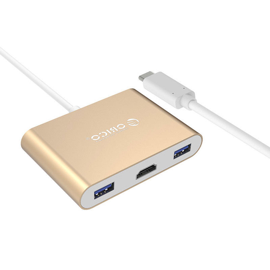 Bộ Chuyển Đổi USB Type-C Sang Type-C, USB3.0, HDMI Orico RCH-3A - Hàng Chính Hãng