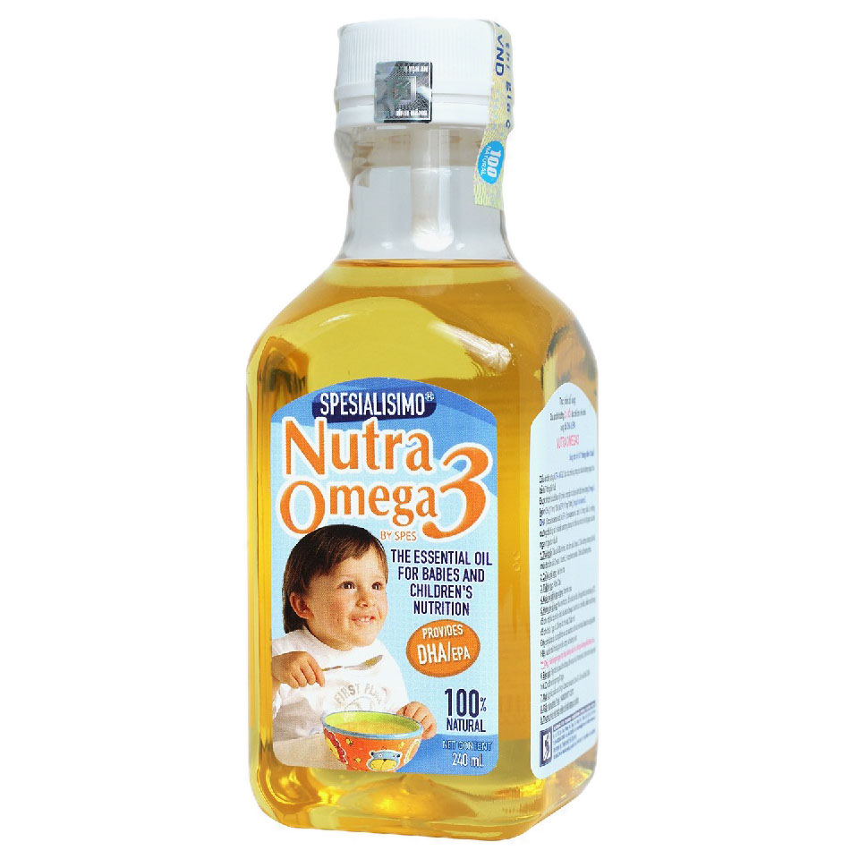 Dầu ăn dặm cho bé  Dầu Cá Hồi Nutra Omega 3 HiPP 240ml - OMEGA