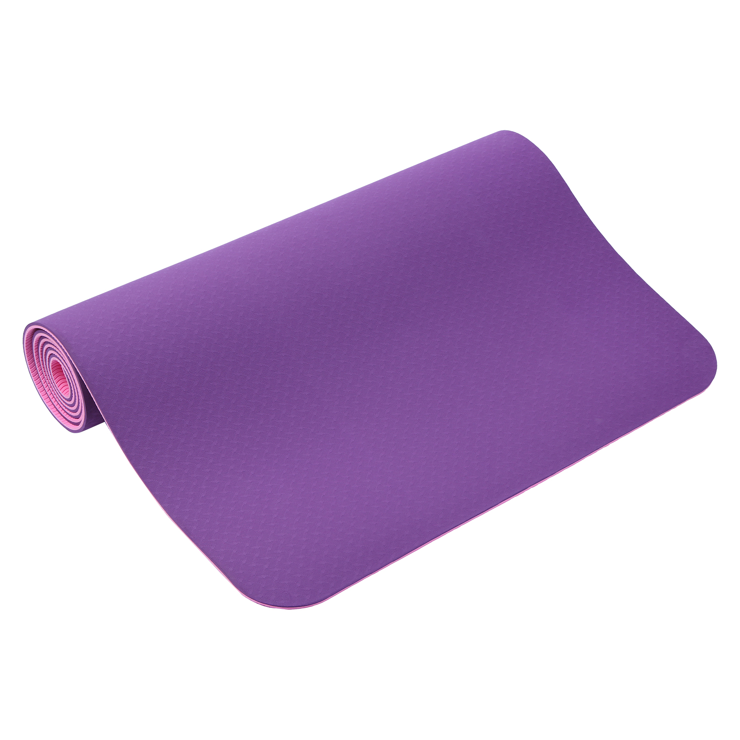 Thảm Yoga TPE 2 Lớp Tiến Sport (6mm) - Màu Ngẫu Nhiên - Tặng Kèm Túi Đựng