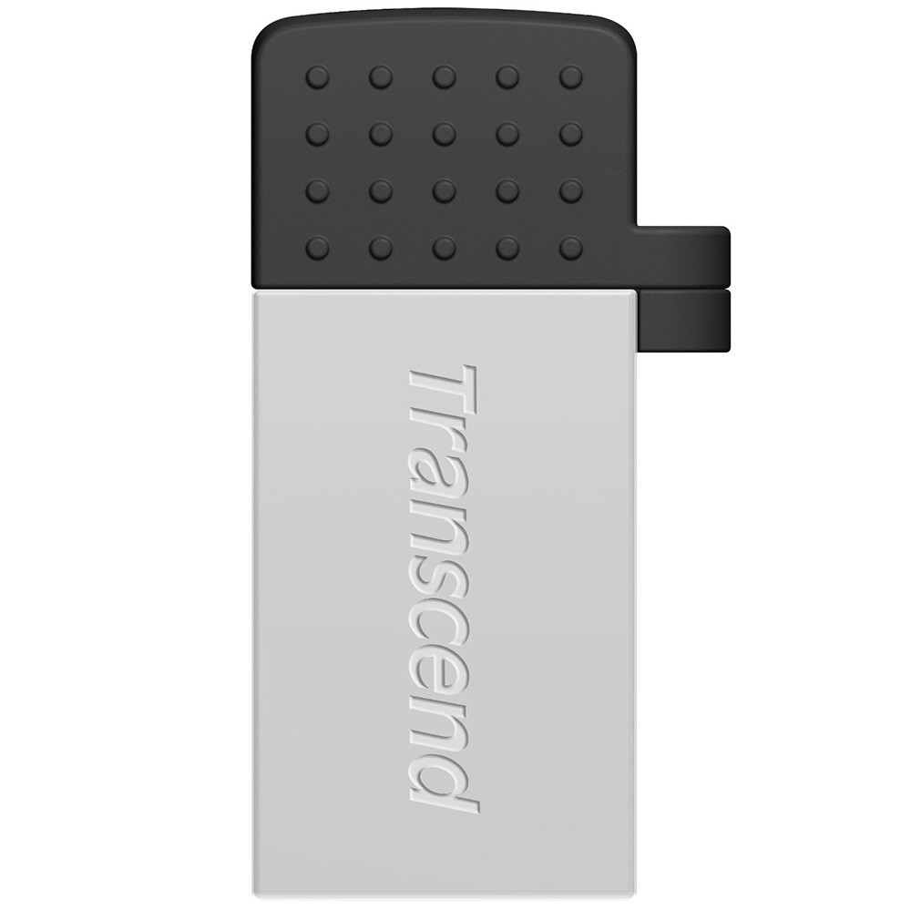USB OTG  Transcend JF380 Silver 32GB - USB 2.0 - Hàng Chính Hãng