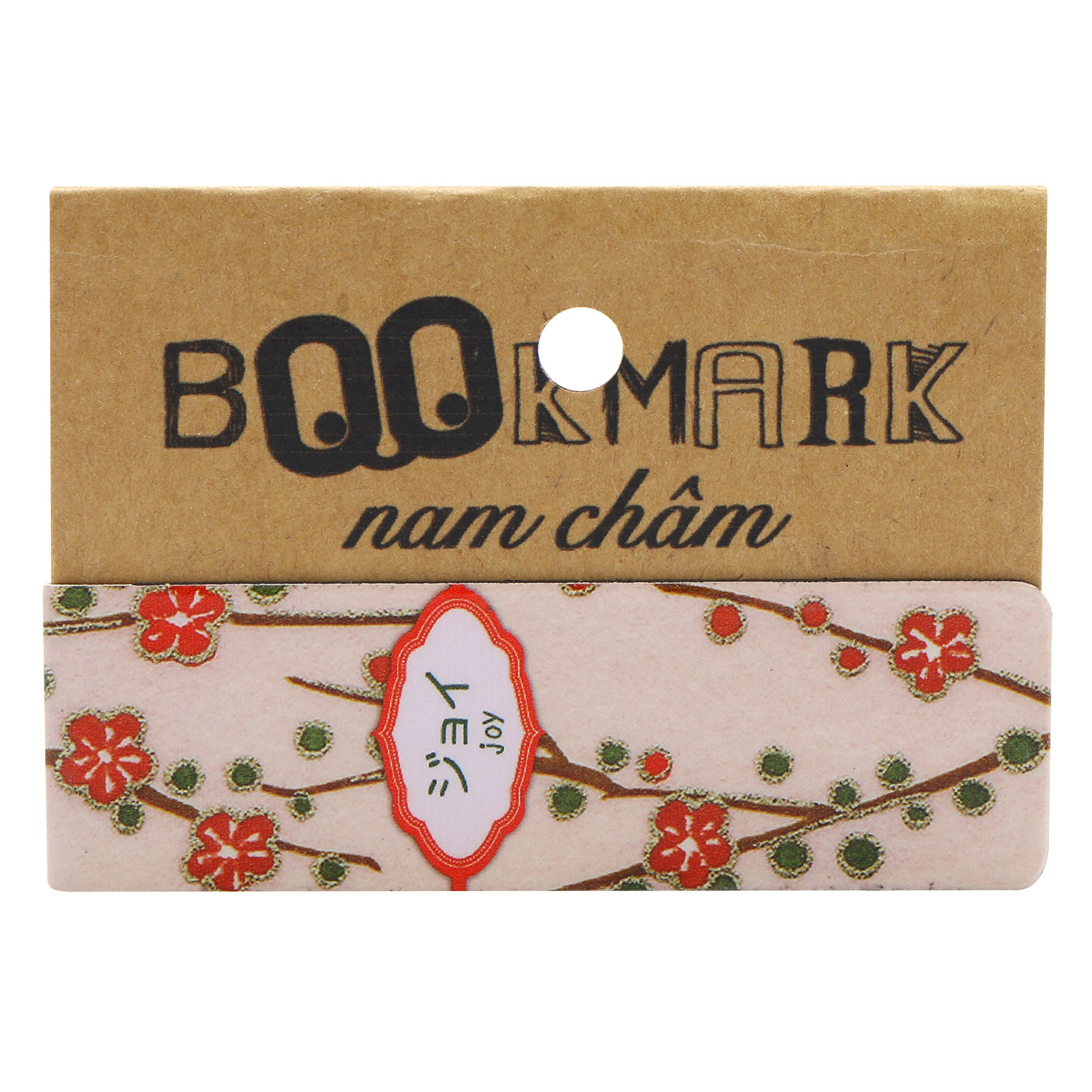 Bookmark Nam Châm Kính Vạn Hoa - Họa Tiết Nhật: Joy