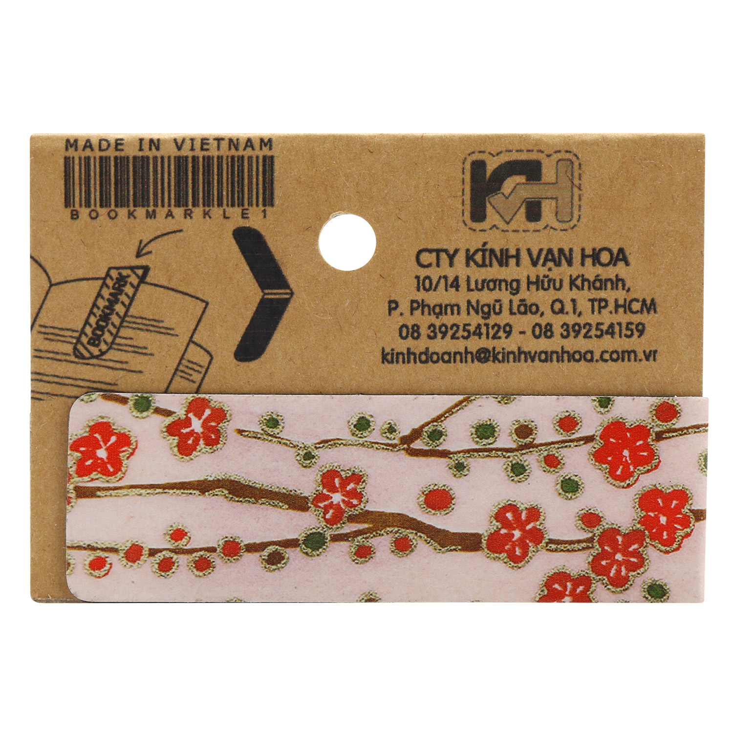 Bookmark Nam Châm Kính Vạn Hoa - Họa Tiết Nhật: Joy