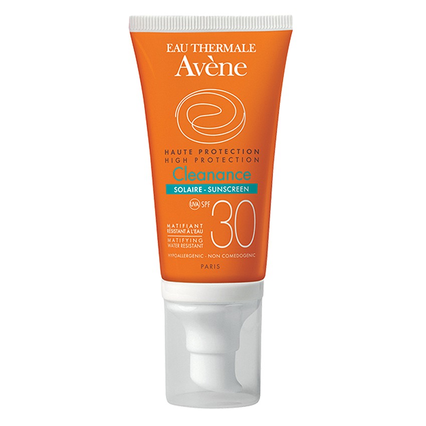 Combo Avene: Kem Chống Nắng SPF 30+ Cho Da Nhờn Mụn - A1ASS2 (50ml) + Nước Khoáng Làm Dịu, Chống Kích Ứng Da - A1ATW2 (150ml)