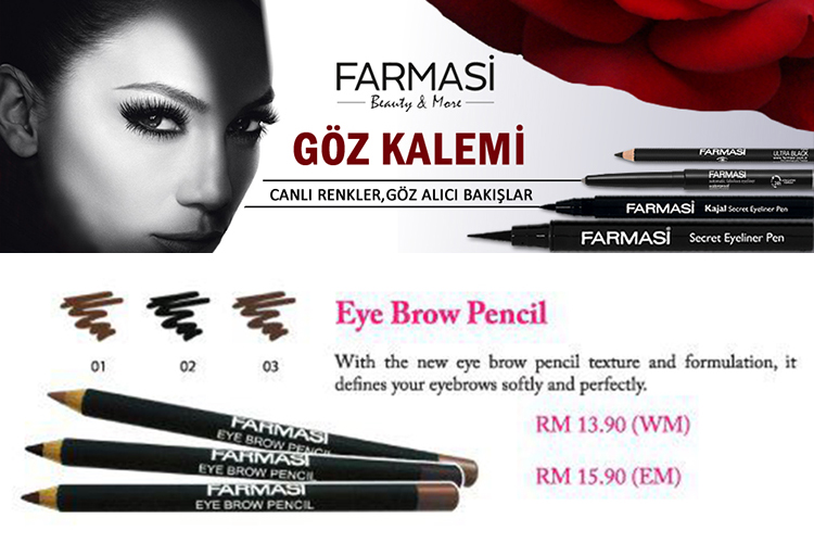 Chì Kẻ Chân Mày Eyebrow Pencil Farmasi 1915PEN (5g)