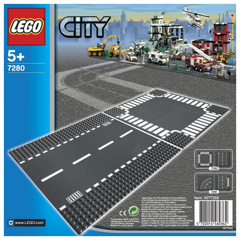 Mô Hình Lego City - Đường Thẳng Và Giao Lộ 7280