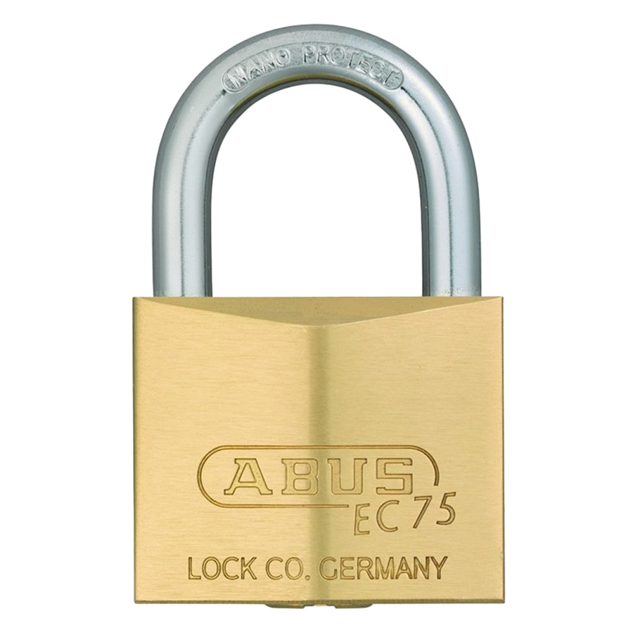 Ổ Khóa Đồng Chìa Vi Tính EC Abus 75/50 - Vàng Đồng