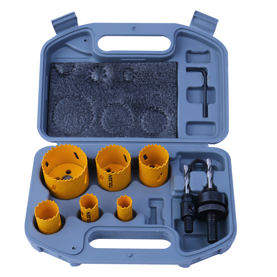 Bộ vòng khoét sắt Tolsen 75861 (9 món)
