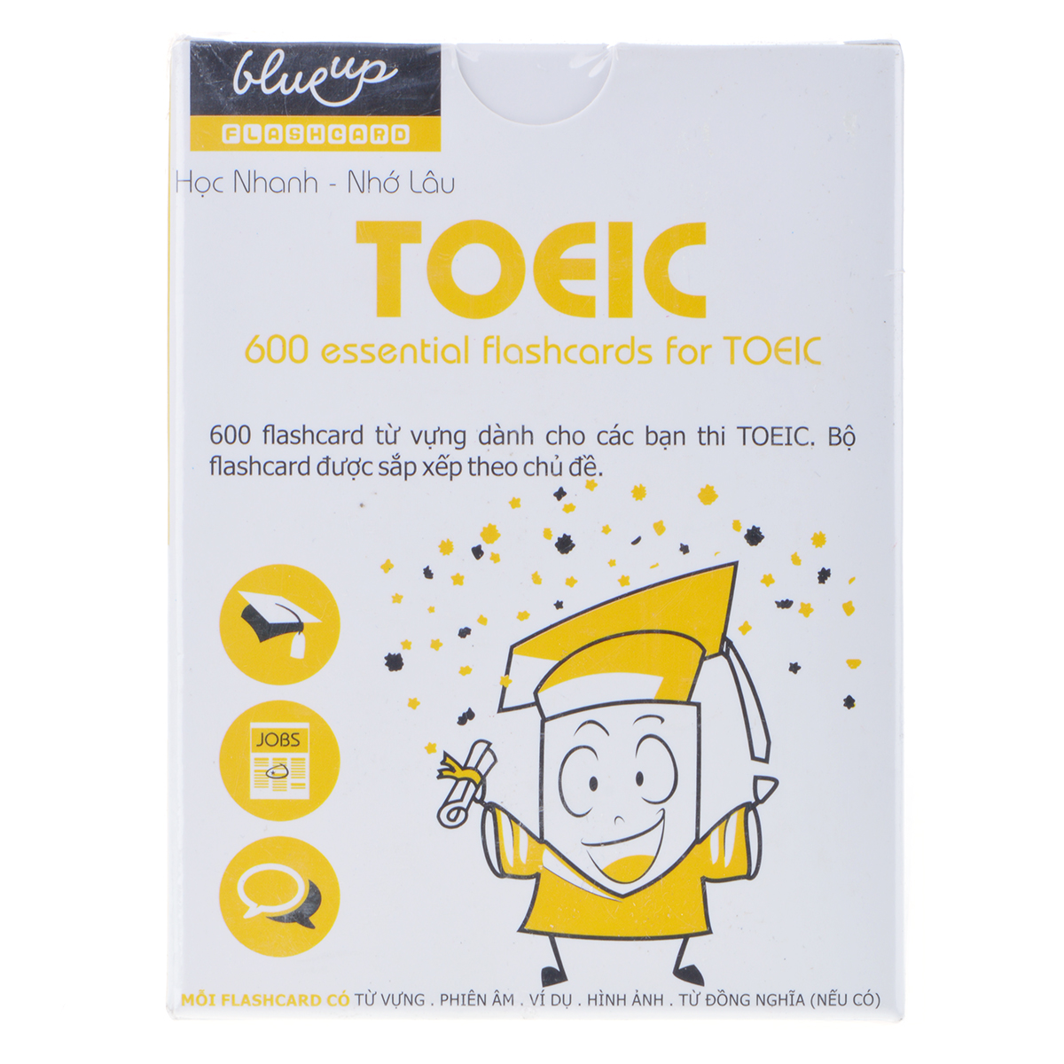 Hộp Blueup TOEIC 600 Essential Flashcards For Toeic Trọn Bộ - Alphabook