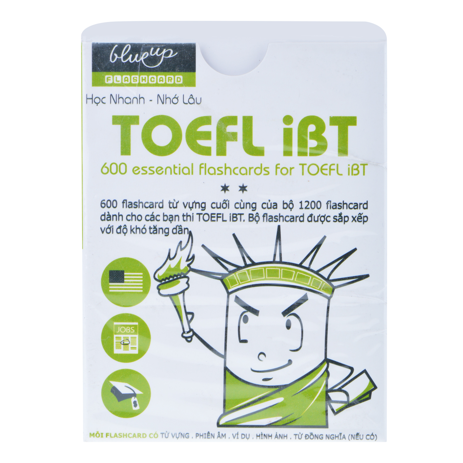 Hộp Blueup TOEFL iBT 600 Essential Flashcards For Toefl iBT - Phần 2