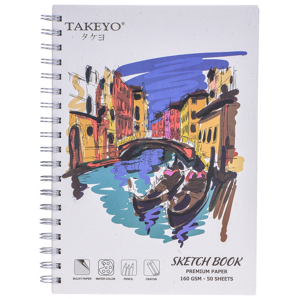 Tập Vẽ Lò Xo Takeyo B5 50 Tờ 8523
