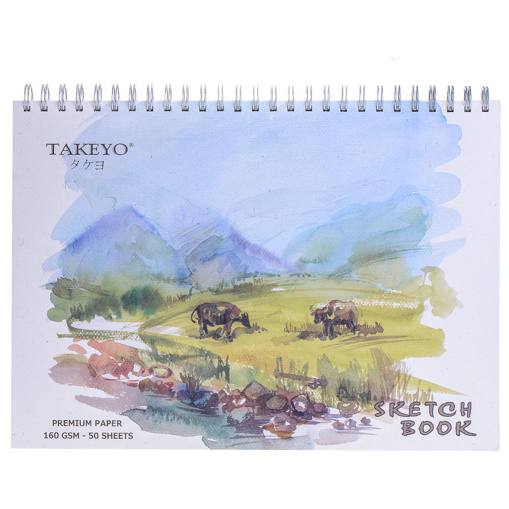 Tập Vẽ Lò Xo Takeyo B4 50 Tờ 8525