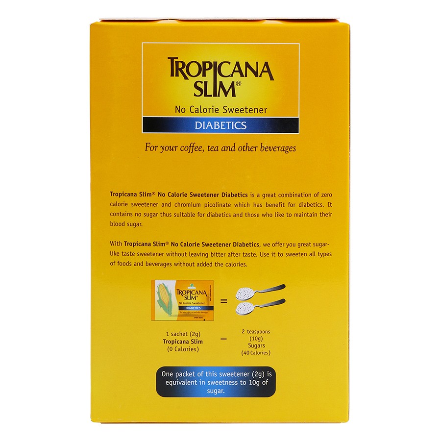 Combo 3 Hộp Cà Phê Tropicana Slim + Hộp Đường Ăn Kiêng Diabetics Tropicana Slim