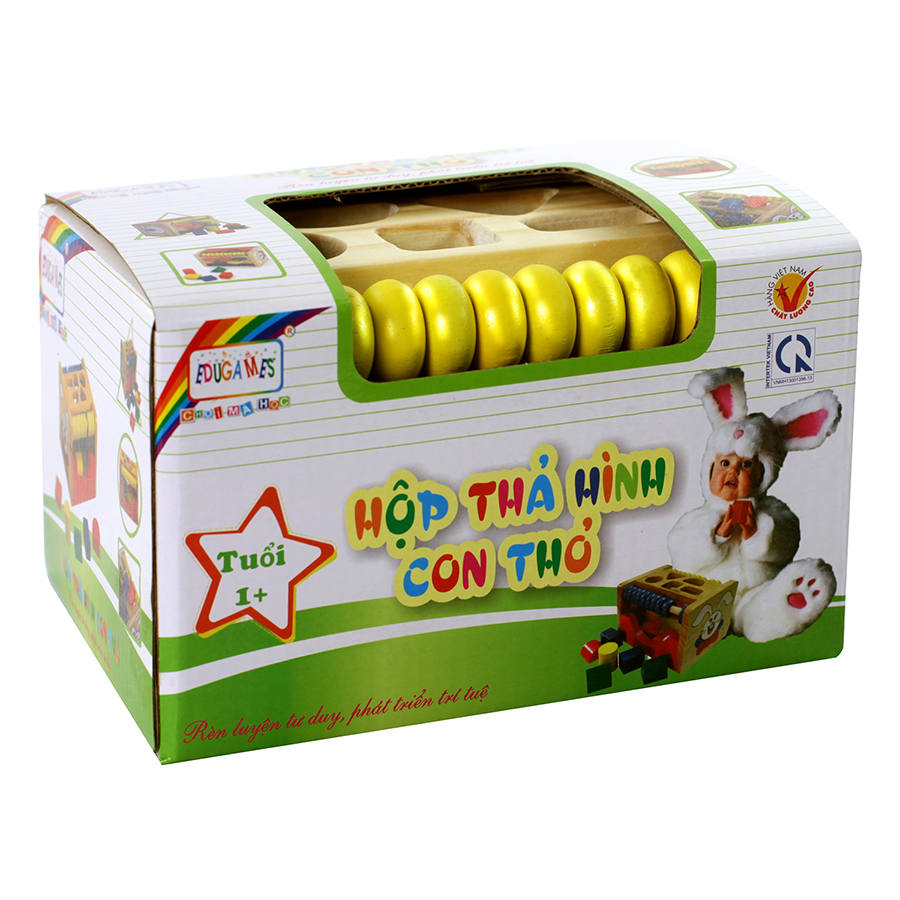 Hộp thả hình con thỏ Edugames GA568