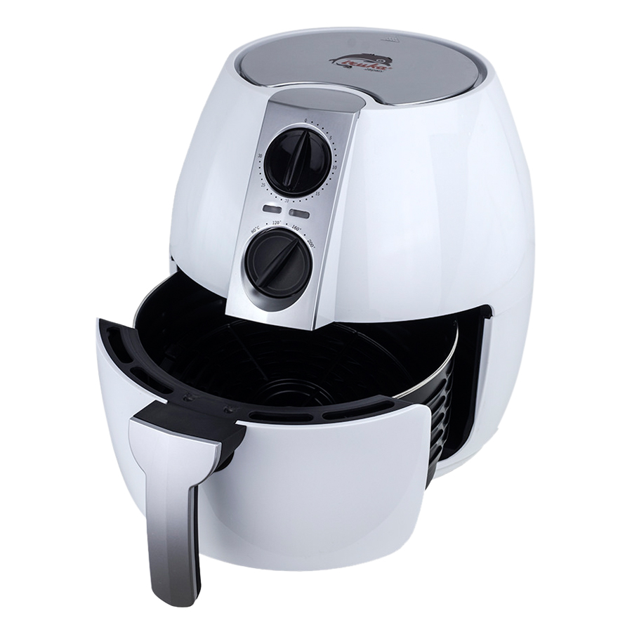 Nồi Chiên Nướng Chân Không Iruka I-58 (4.5L) - Trắng - Hàng chính hãng