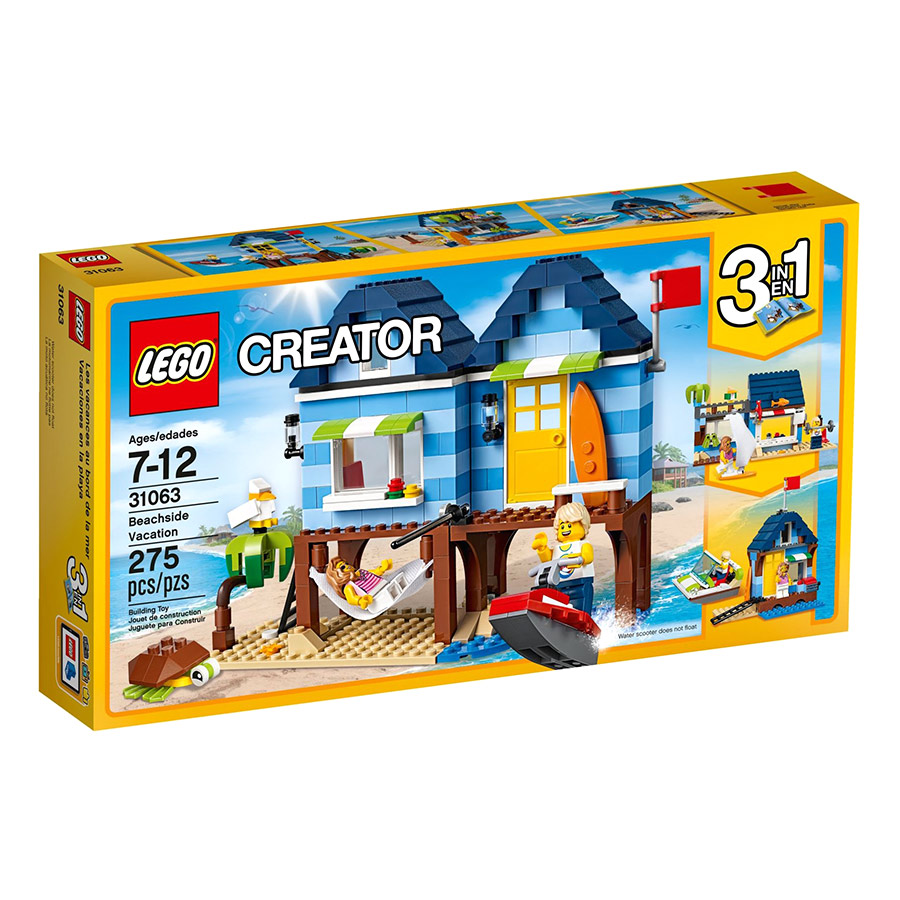 Ngôi Nhà Bãi Biển LEGO CREATOR 31063 (275 Chi Tiết)