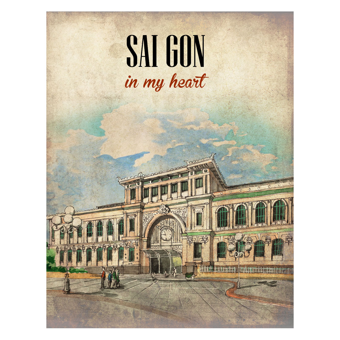 Sổ Tay Sài Gòn In My Heart - Bưu Điện Thành Phố