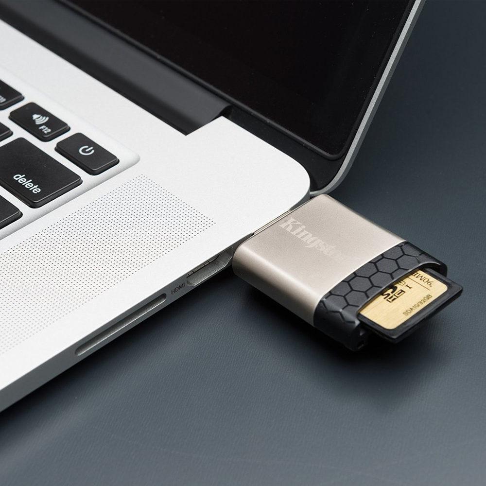 Đầu Đọc Thẻ Nhớ SDXC Kingston FCR-MLG4 USB 3.0 - Hàng Chính Hãng