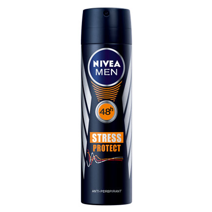 Xịt Ngăn Mùi Nivea Men Stress Protect Ngăn Khuẩn Gây Mùi Vượt Trội - 82267 (150ml)