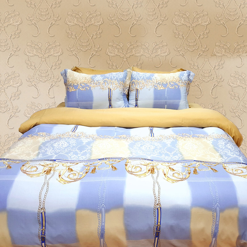 Bộ Chăn Ga Gối Lụa Tencel Tơ Tằm Hàn Quốc Julia 836BM16 - 1m6 x 2m