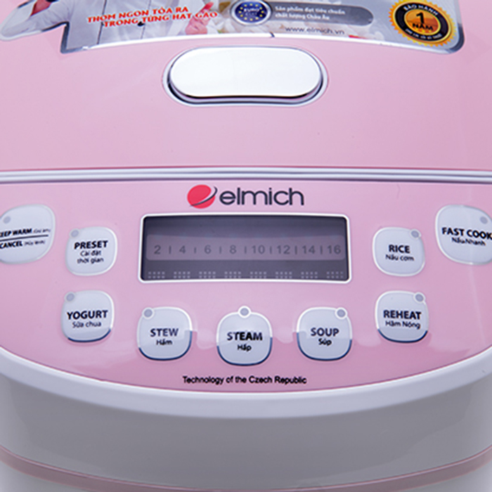 Nồi cơm điện Elmich RCE-0896 (4020896) 1.8L