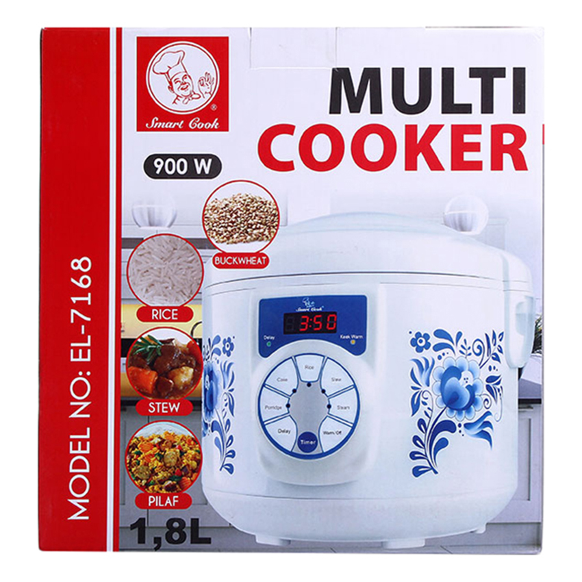 Nồi Cơm Điện Đa Năng SmartCook EL-7168 -1.8L - Hàng chính hãng