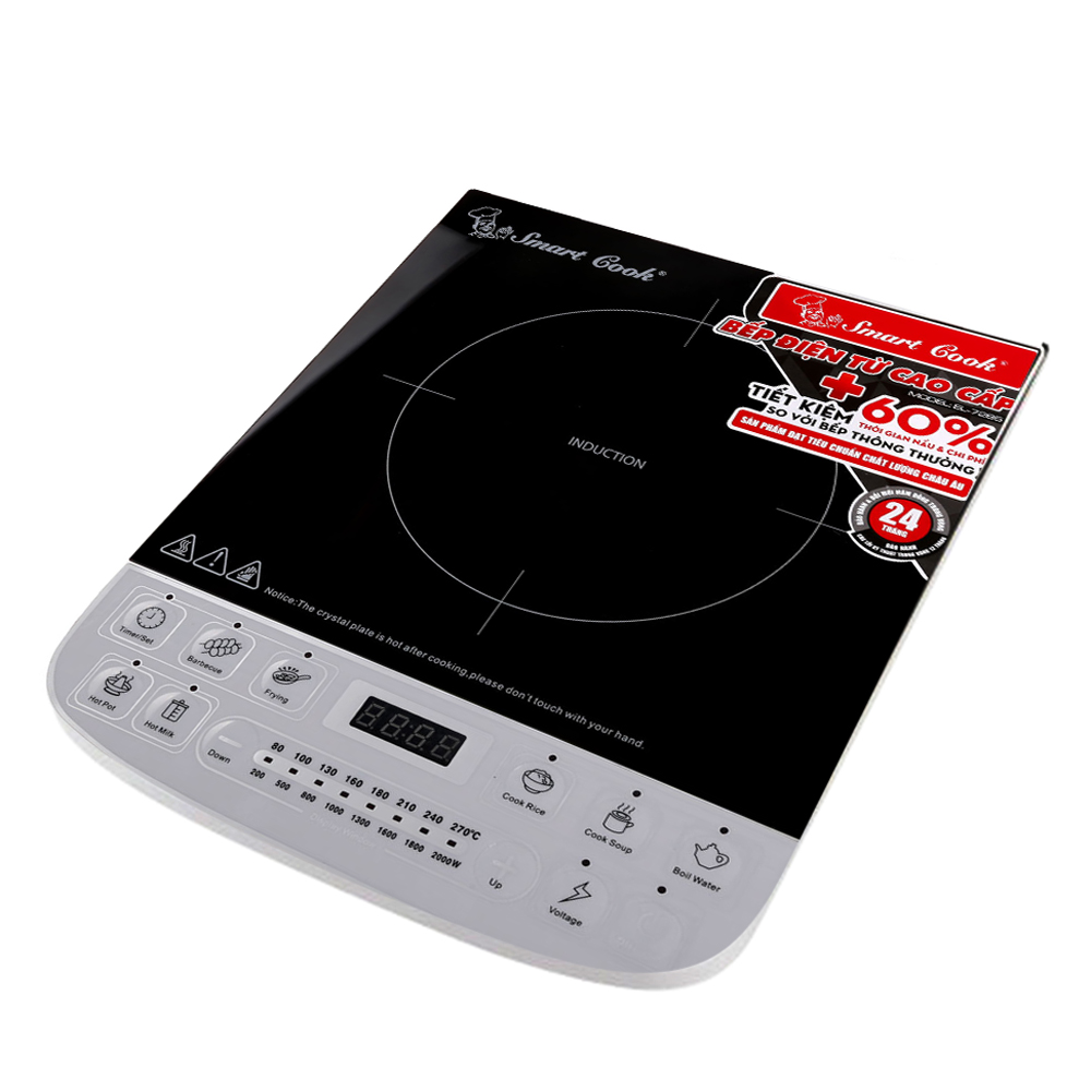 Bếp Điện Từ Smartcook ICS-7285 - 2357285 (Hoa Văn Ngẫu Nhiên) - Hàng chính hãng