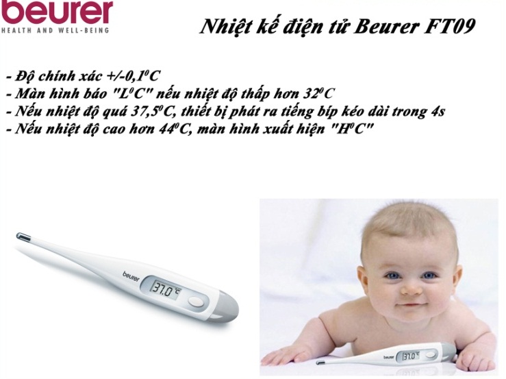Nhiệt Kế Nhỏ Đầu Cứng Beurer FT09