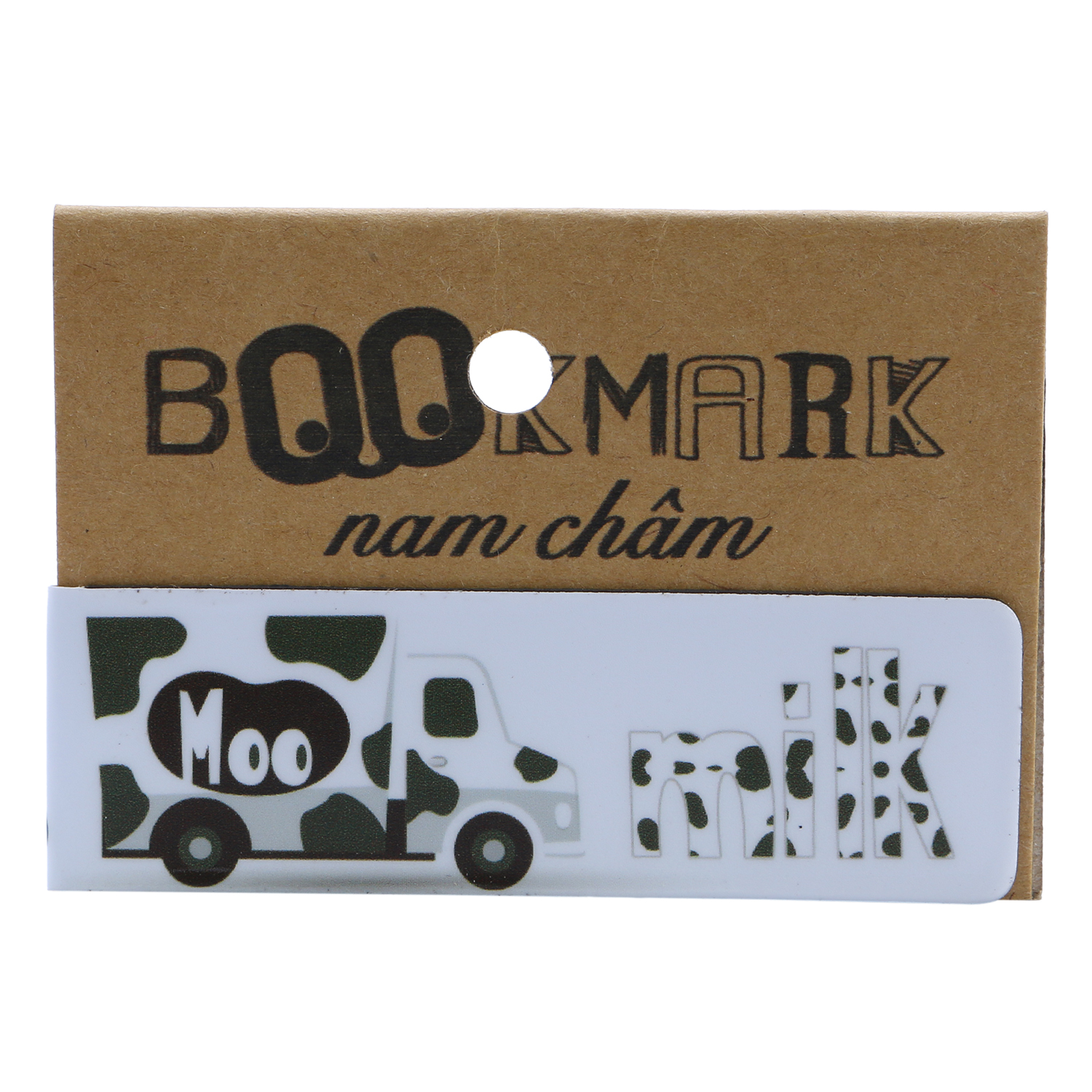 Bookmark Nam Châm Kính Vạn Hoa - Milk