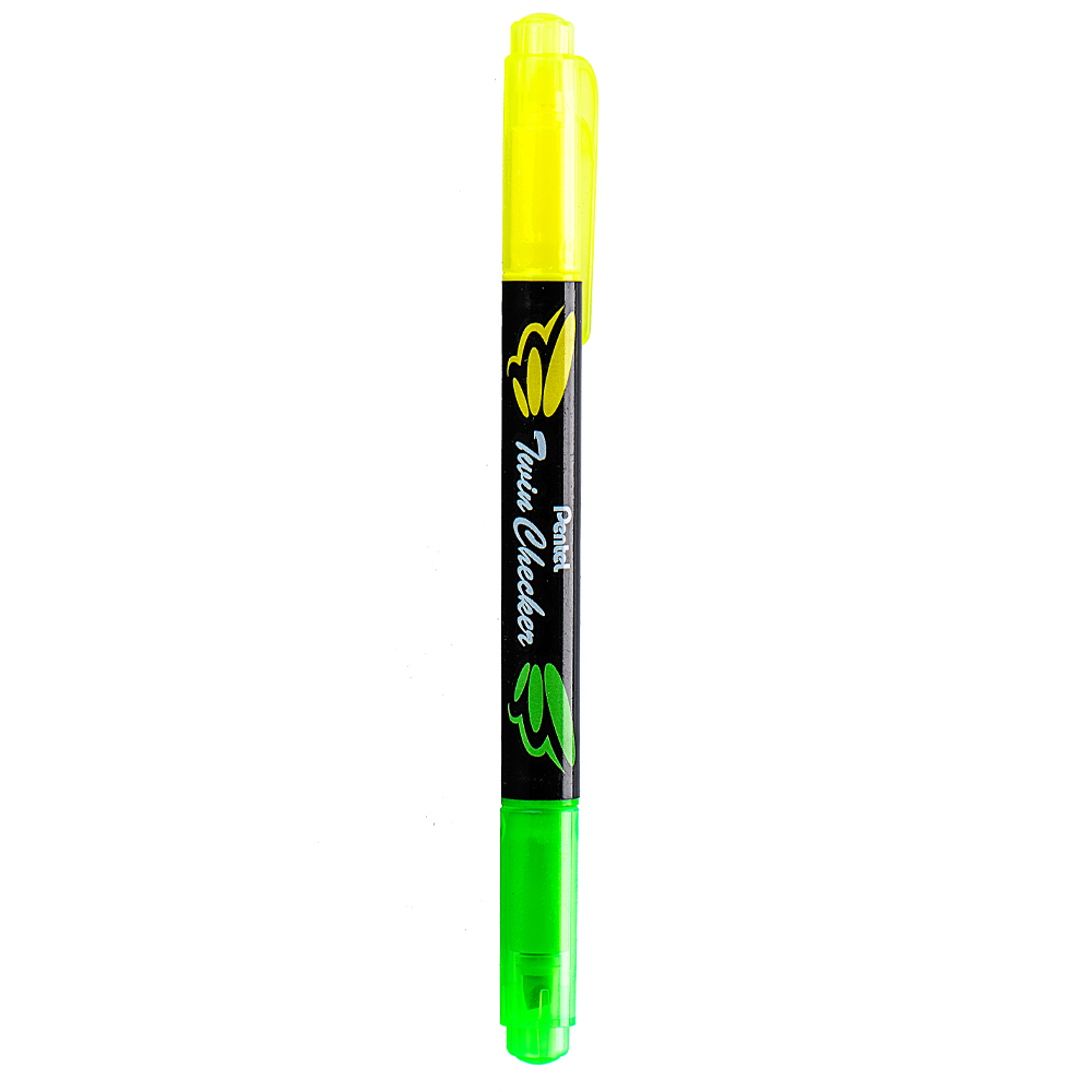 Viết Dạ Quang 2 Đầu Pentel - SLW8