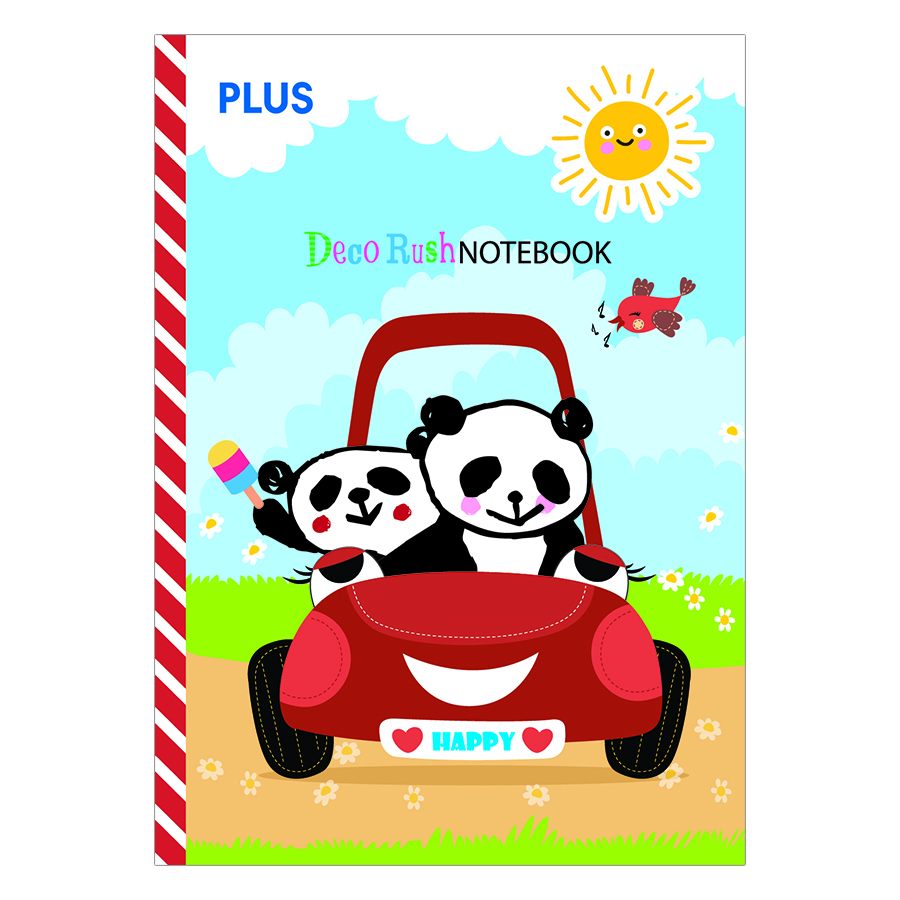 Lốc 10 Cuốn Tập Plus Kẻ Ngang B5 Deco Rush - 88-V09 - Mẫu Ngẫu Nhiên