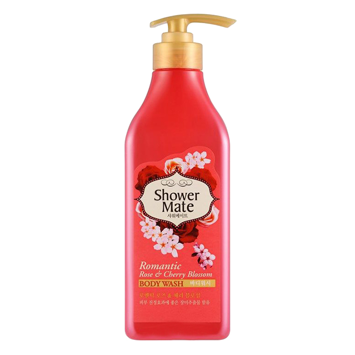 Sữa Tắm Showermate Rose &amp; Cherry Blossom 550ml - Hồng