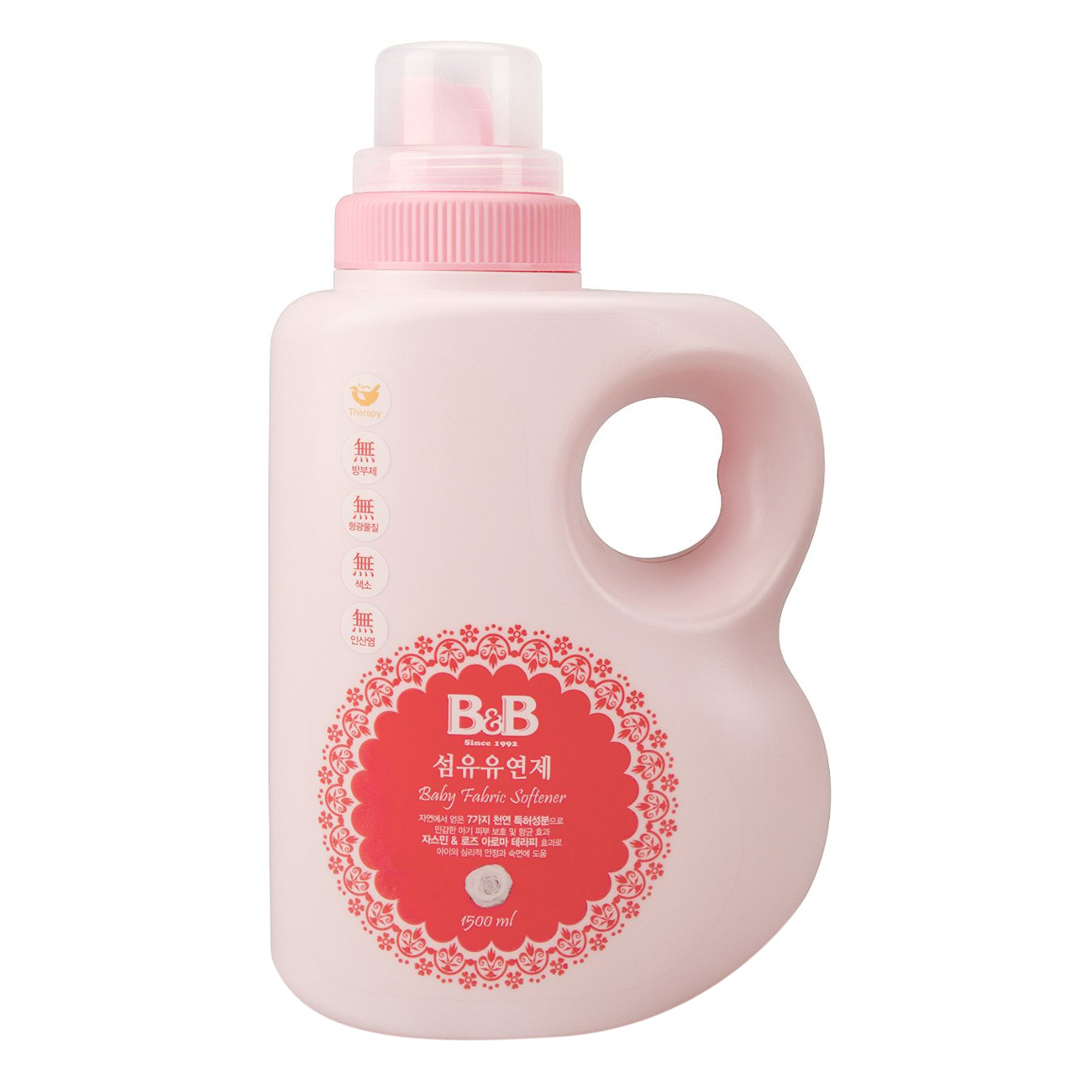 Dung Dịch Xả Quần Áo Em Bé B&amp;B Hương Nhài - Chai 1500ml