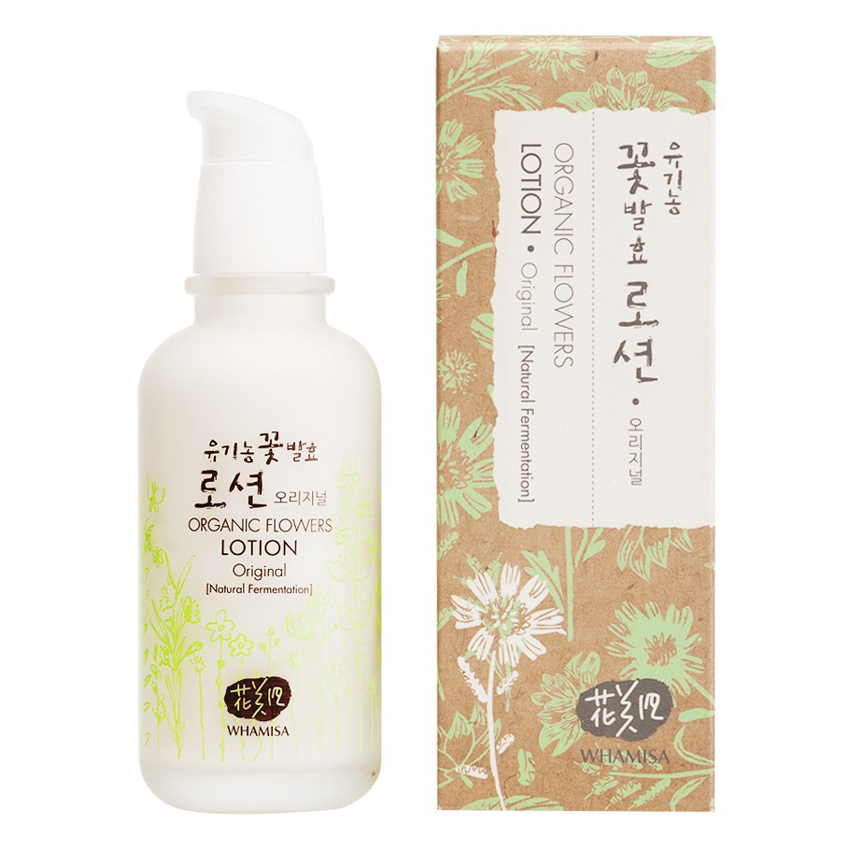 Sữa Dưỡng Da Dành Cho Da Hỗn Hợp &amp; Da Dầu Whamisa Organic Flowers Lotion Original 120ml