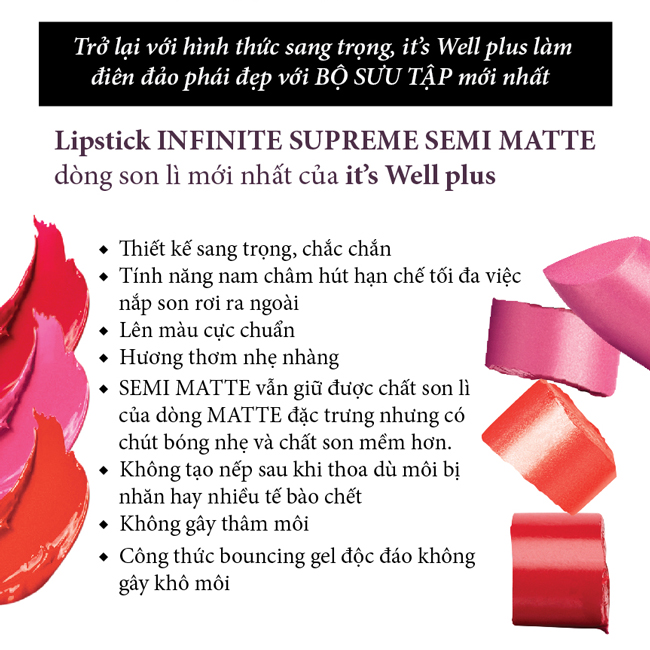 Son lì Its Well Plus Infinite Supreme Semi Matte 3.7g