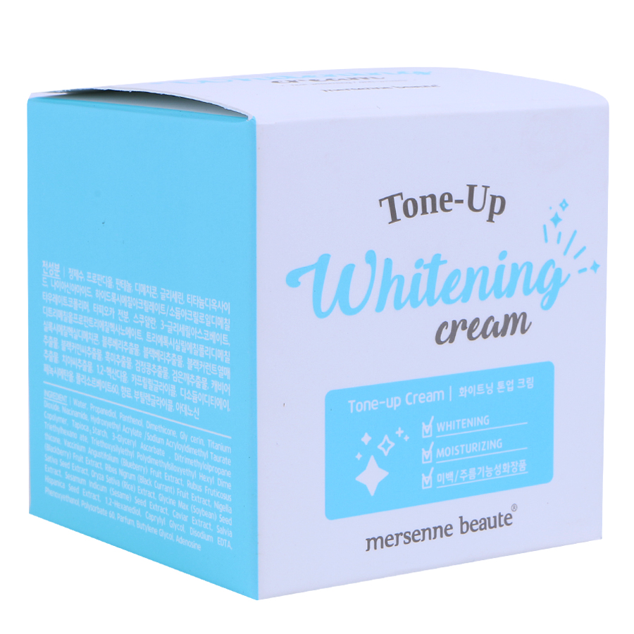 Kem Dưỡng Trắng Da Tone Up Whitening Cream Mersenne Beaute (50g)