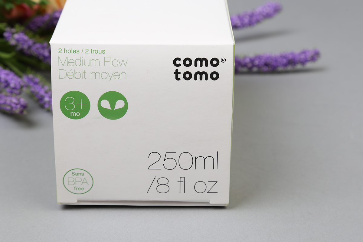 Bình Sữa Silicone Comotomo CT00014 -  250ml -Hồng/xanh