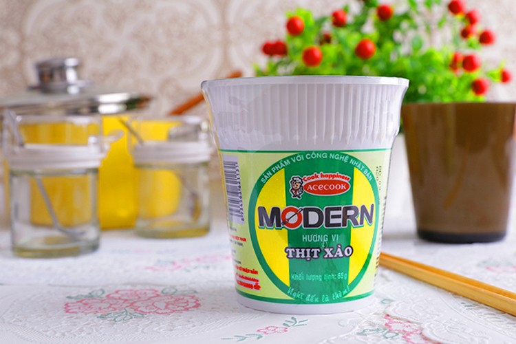 Mì Modern Thịt Xào 65G thùng 24 ly