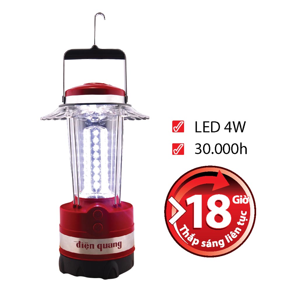 Đèn Sạc Led 4W Daylight Cầm Tay Điện Quang ĐQ PRL02 04765