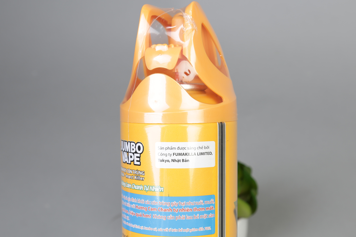 Bình Xịt Côn Trùng - Jumbo Vape - Multi - Insect Killer - Hương Cam Chanh Tự Nhiên - 8934732201911