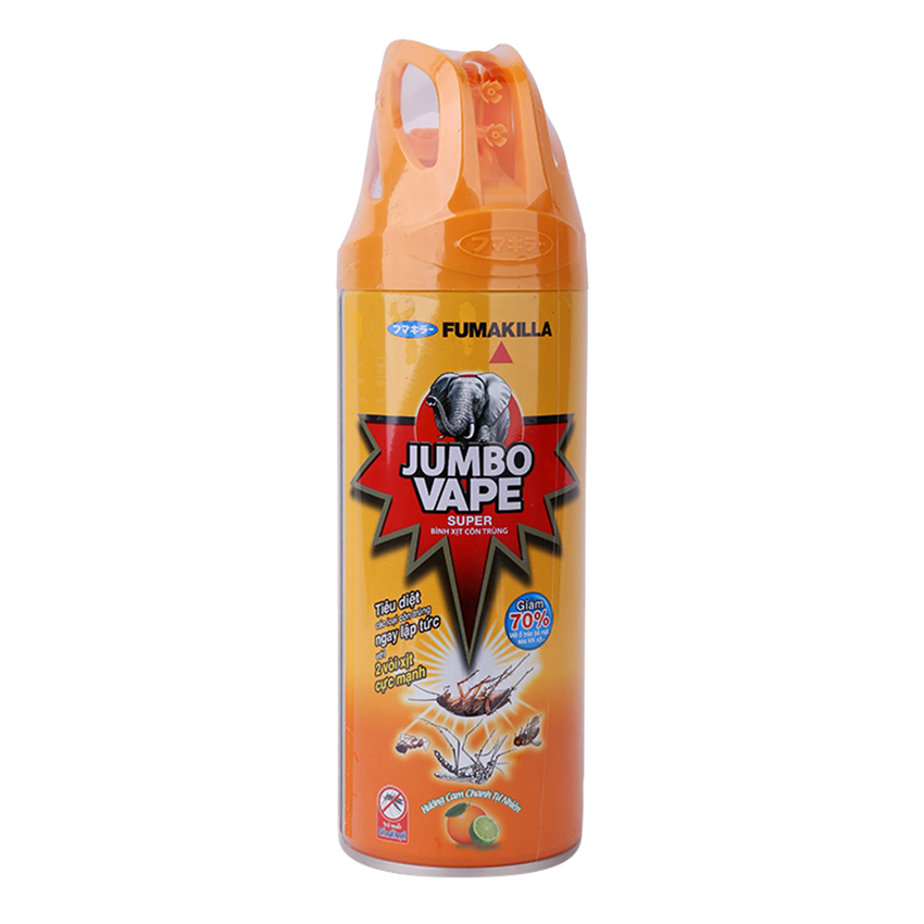 Bình xịt muỗi Jumbo Vape dạng chai 300ml