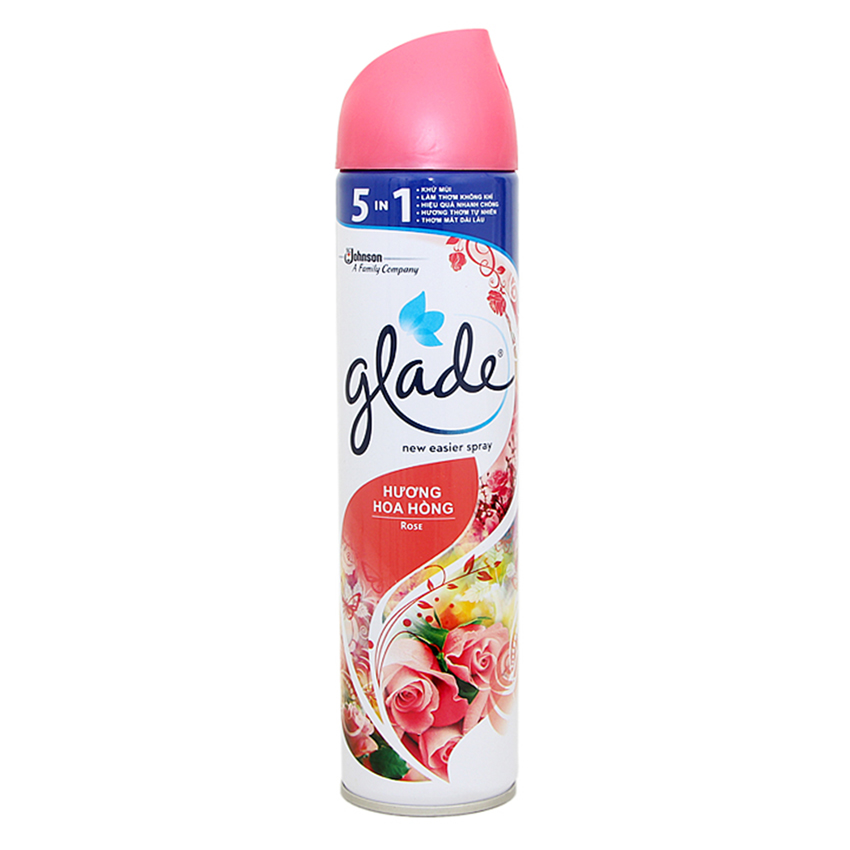 Xịt Phòng Glade Hương Hoa Hồng 280ml