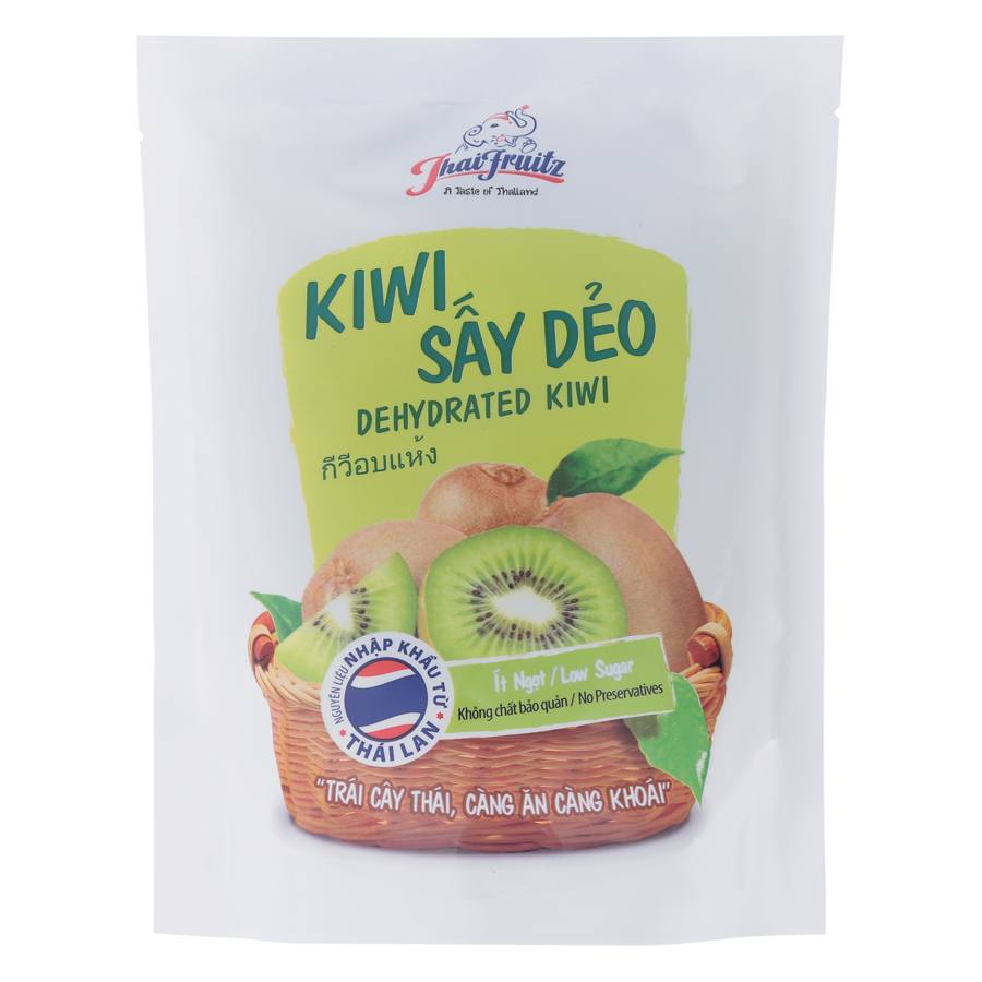 Kiwi sấy dẻo Thaifruitz - gói 100g